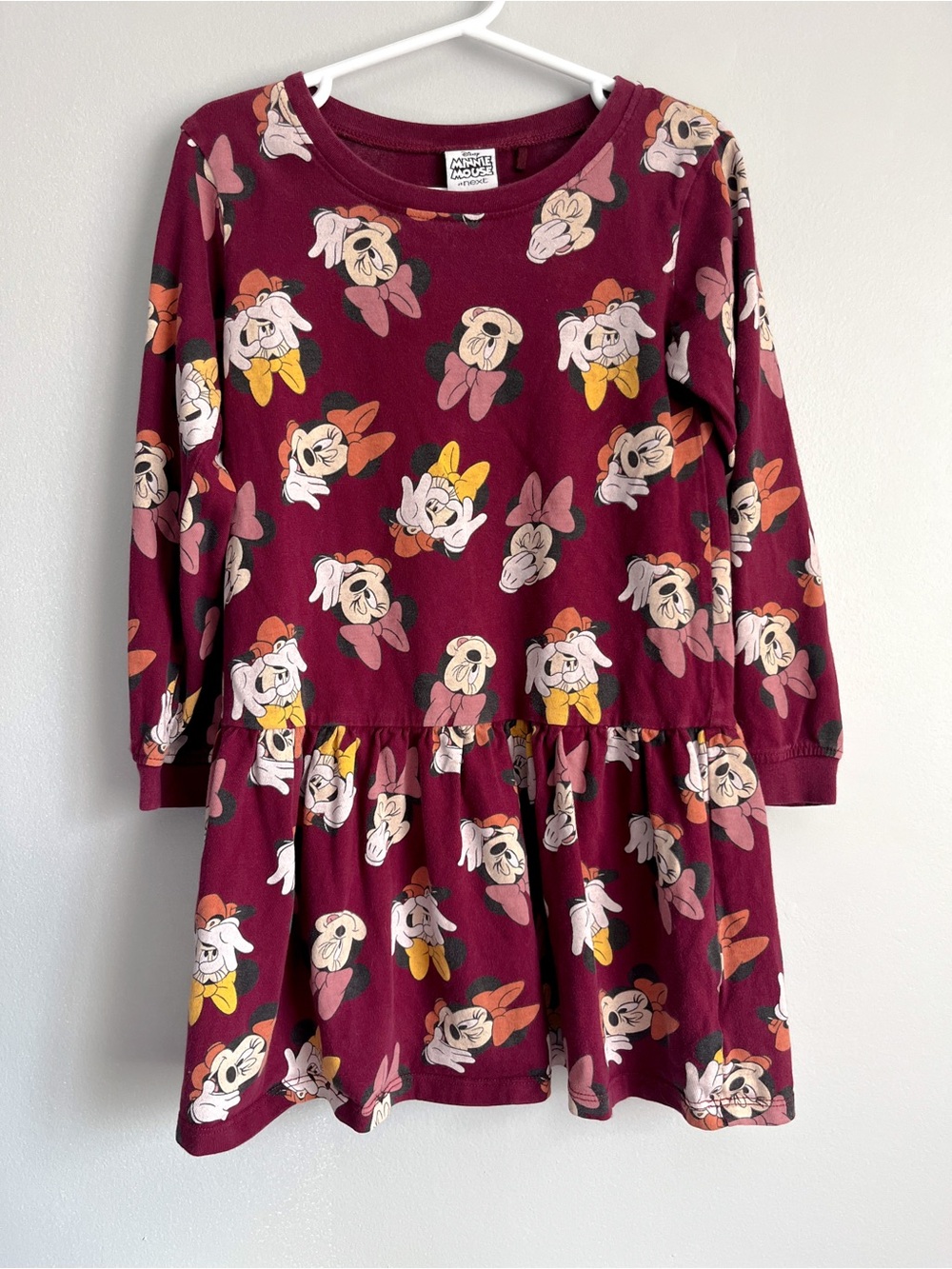 Next x Disney collab Minnie Mouse dress - size 5-6 years - fall, longsleeve